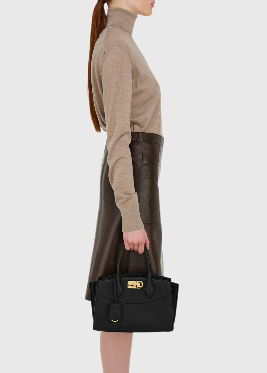 Ferragamo Bolso de Mano Studio FRG-21A112