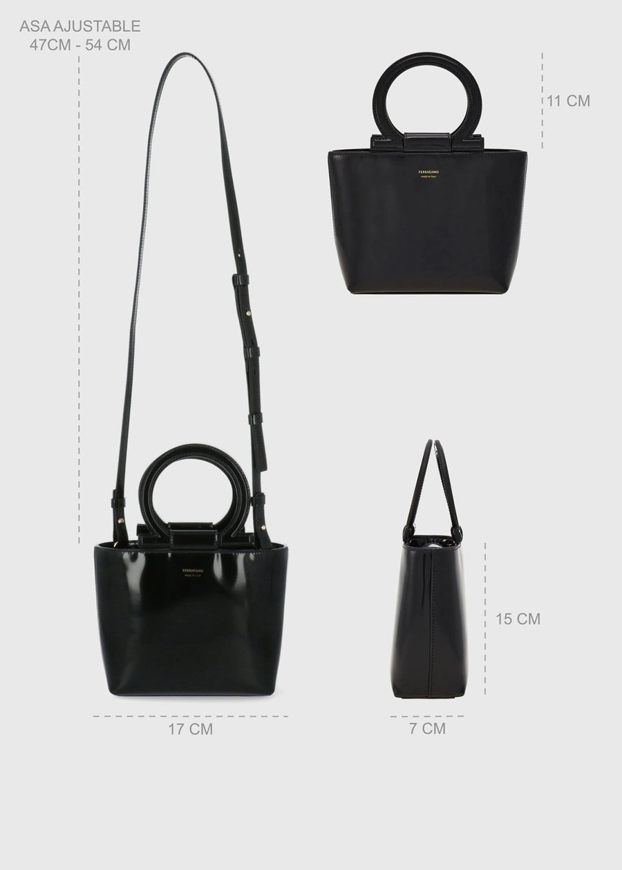Ferragamo Bolso de mano Gancini FRG-220957