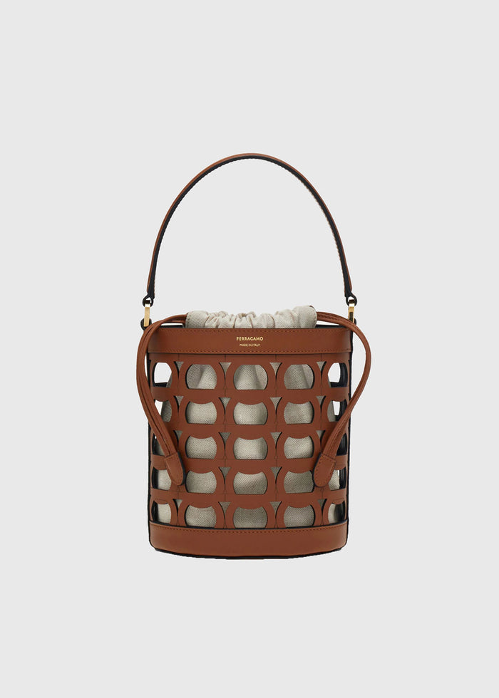 Ferragamo Bolso cubo Gancini FRG-220970