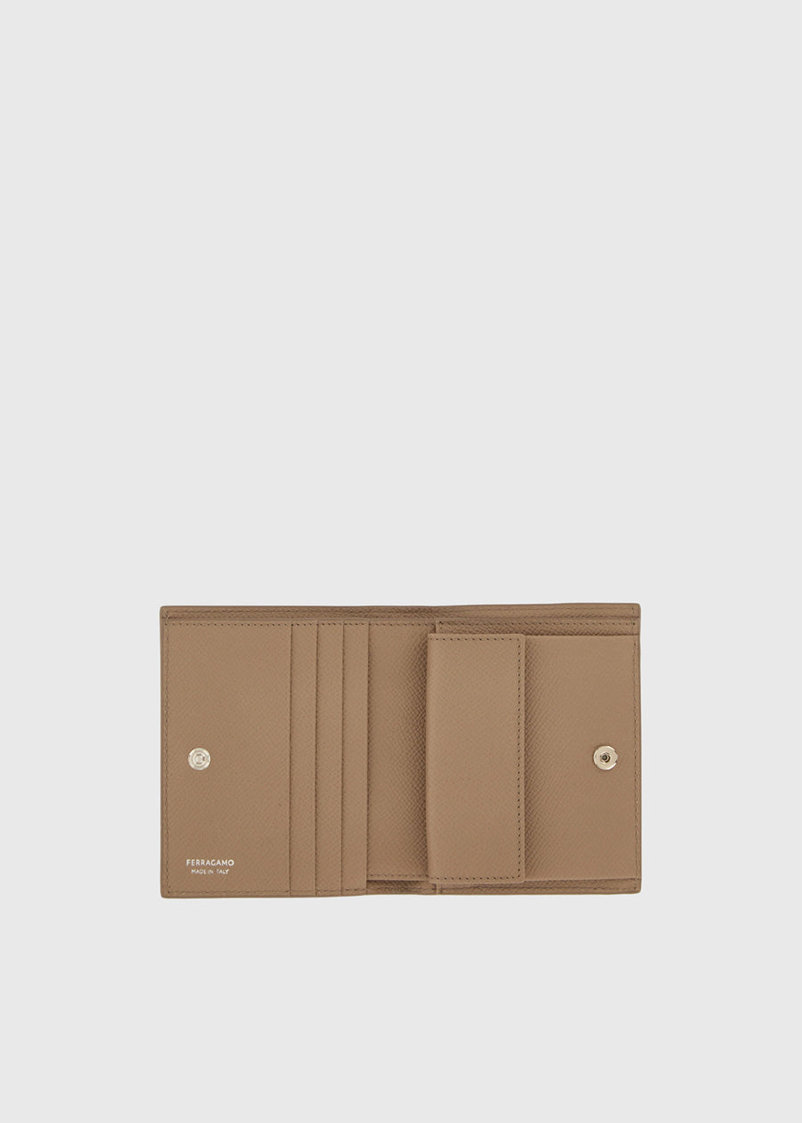 Ferragamo cartera compacta Gancini FRG-22D780