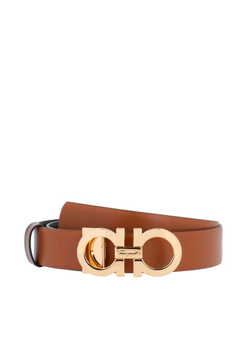 Ferragamo cinturón con hebilla Gancini FRG-23A564