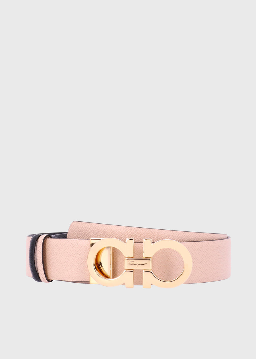 Ferragamo cinturón con hebilla Gancini FRG-23A564