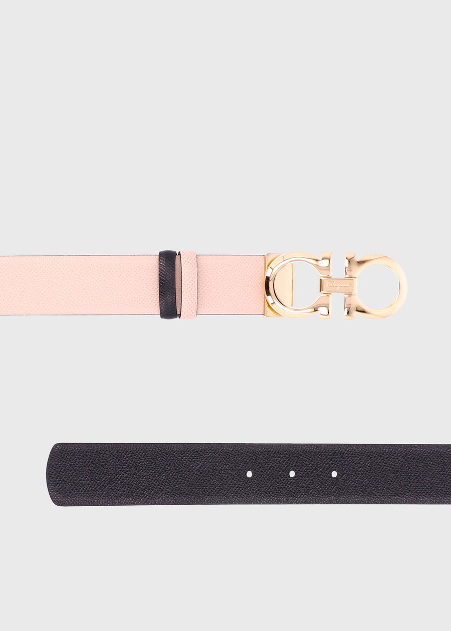 Ferragamo cinturón con hebilla Gancini FRG-23A564
