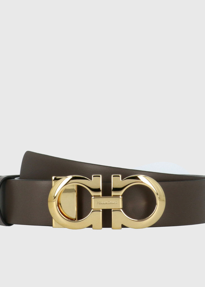 Ferragamo cinturón con hebilla Gancini FRG-23A564