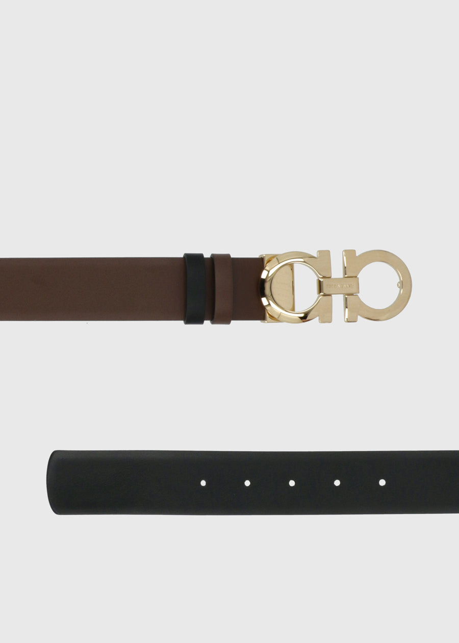 Ferragamo cinturón con hebilla Gancini FRG-23A564