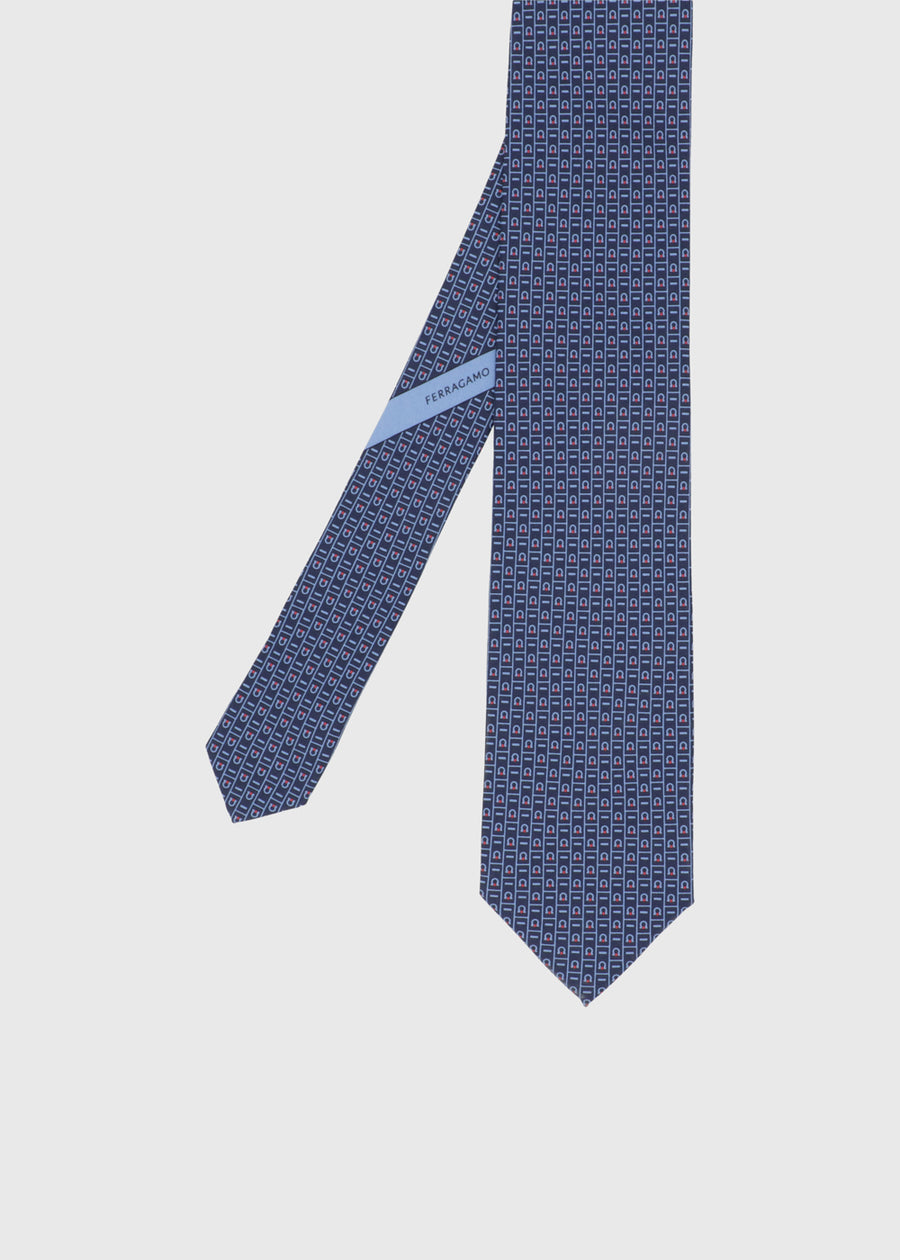 Ferragamo Corbata estampado Monograma FRG-350997