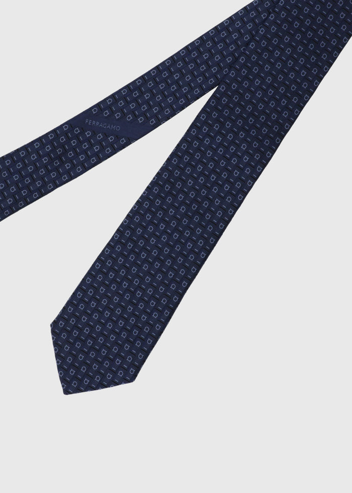 Ferragamo Corbata estampado Monograma FRG-351184