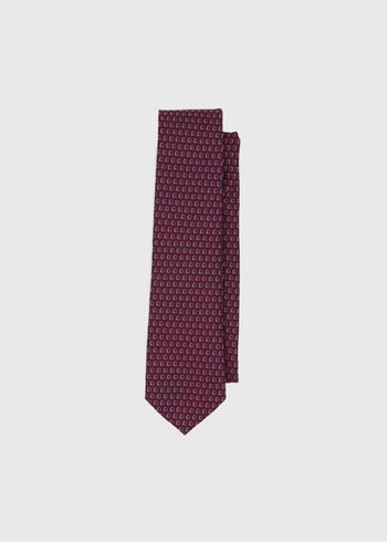 Ferragamo Corbata jacquard Gancini FRG-351225