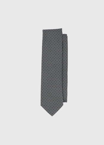 Ferragamo Corbata estampada Gancini FRG-351228