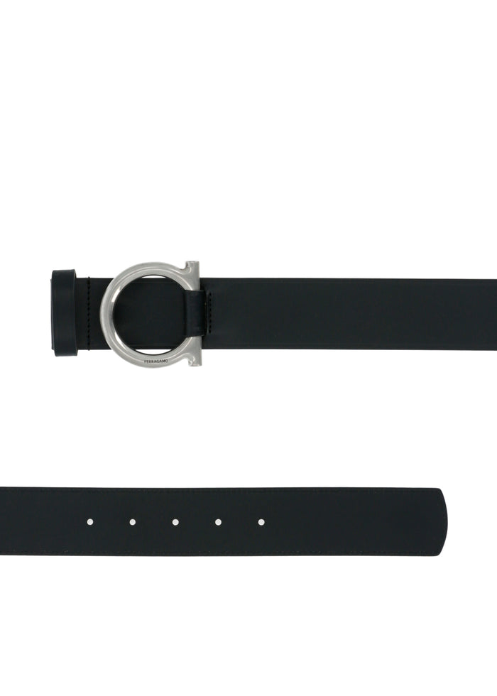 Ferragamo Cinturón con hebilla Gancini FRG-670313