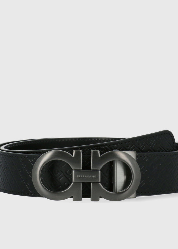 Salvatore Ferragamo cinturón con hebilla Gancini FRG-675542