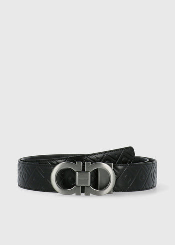 Ferragamo cinturón con hebilla Gancini FRG-679535