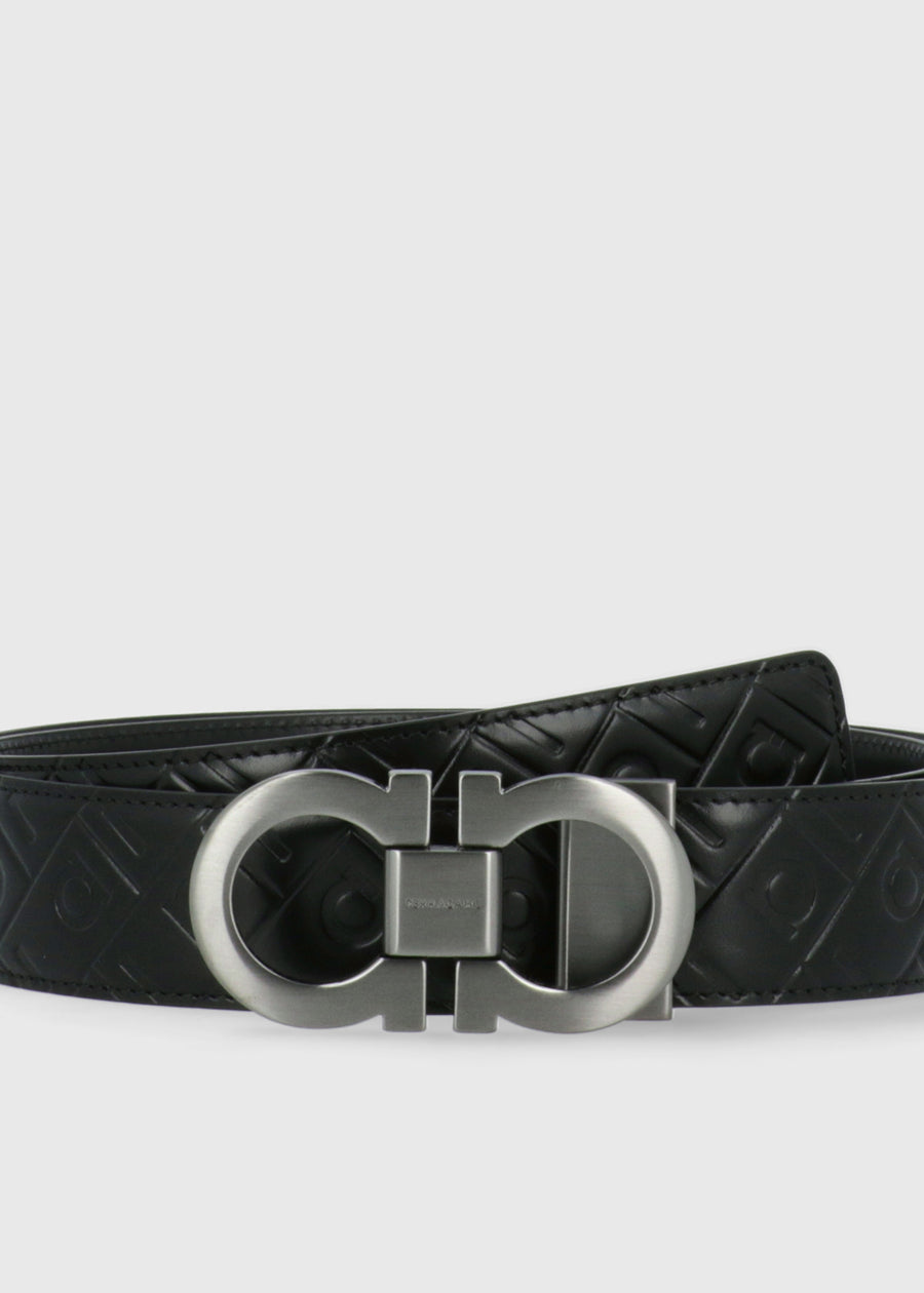 Ferragamo cinturón con hebilla Gancini FRG-679535