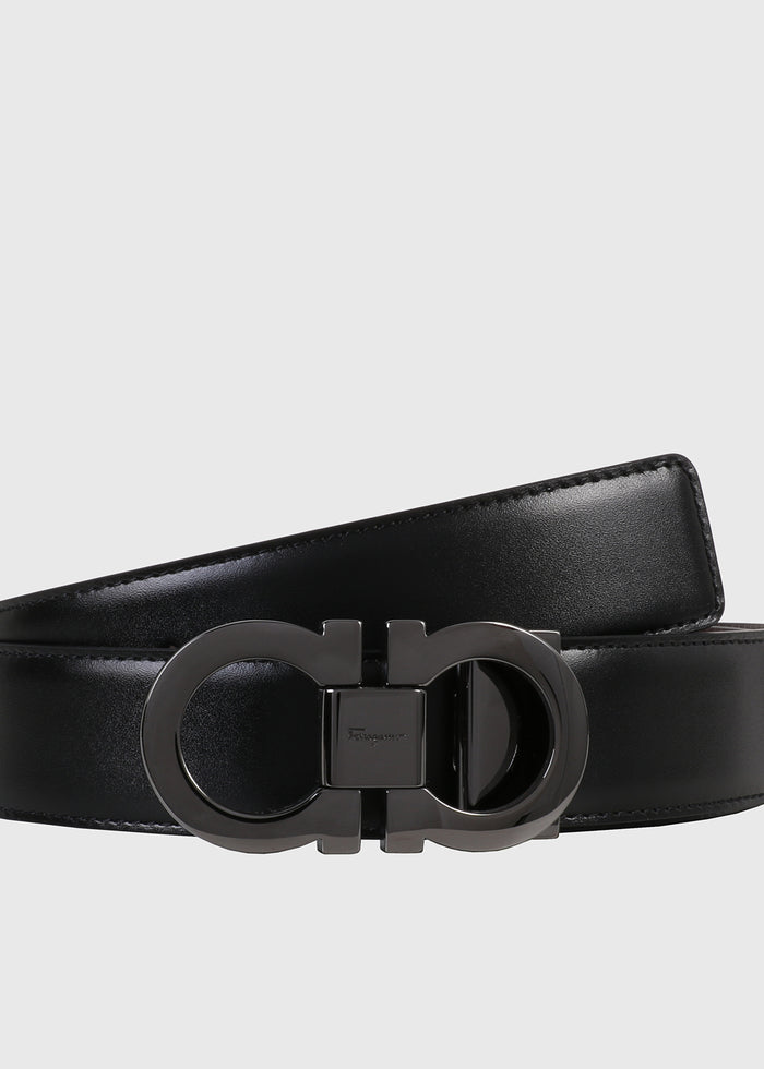 Ferragamo cinturón con hebilla Gancini FRG-679535