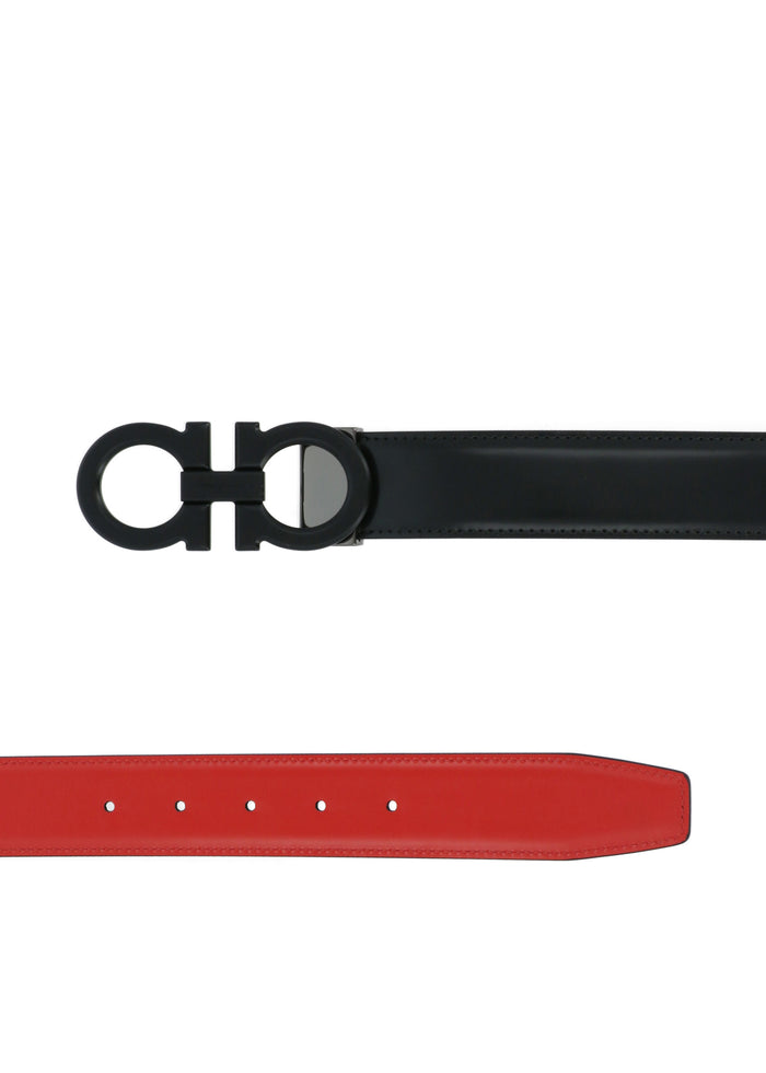 Ferragamo Cinturón con hebilla Gancini FRG-679710