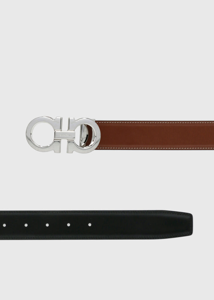 Ferragamo Cinturón con hebilla Gancini FRG-679710