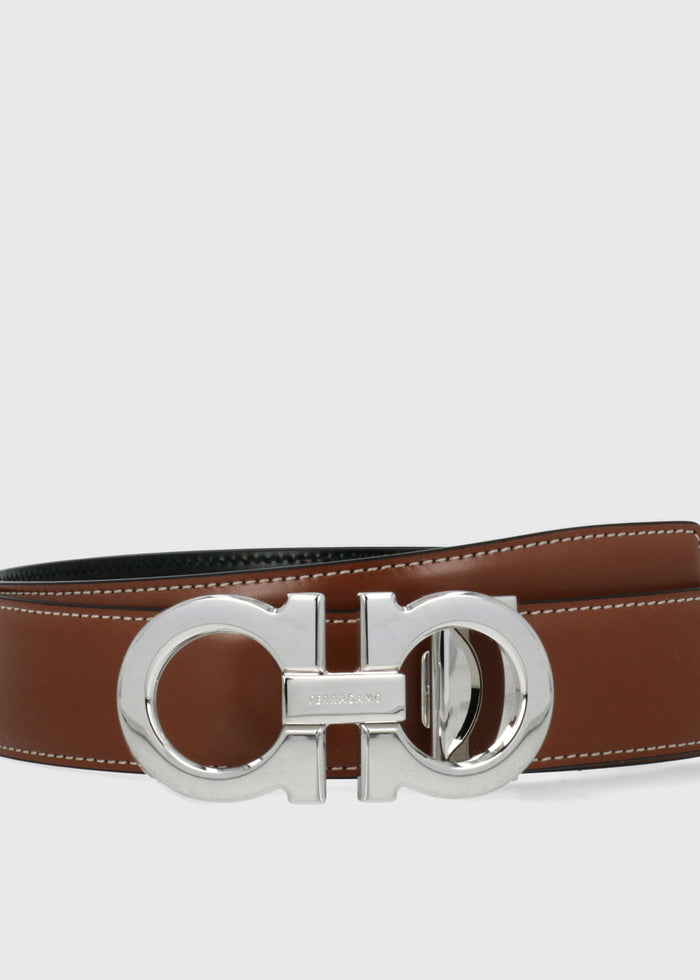 Ferragamo Cinturón con hebilla Gancini FRG-679710