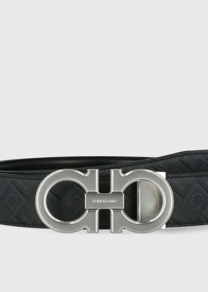 Ferragamo Cinturón con hebilla Gancini FRG-679710