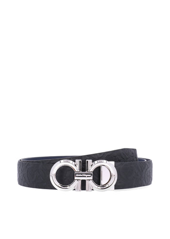 Ferragamo cinturón reversible Gancini FRG-679939