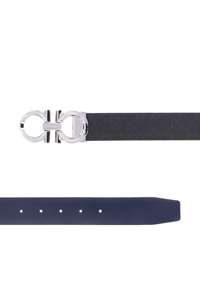 Ferragamo cinturón reversible Gancini FRG-679939