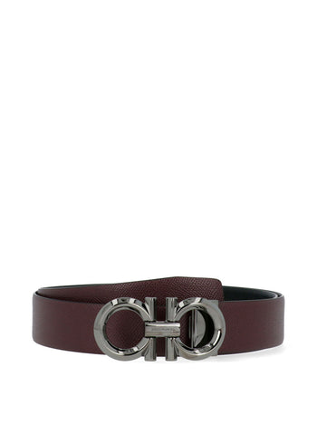 Ferragamo cinturón reversible Gancini FRG-679939