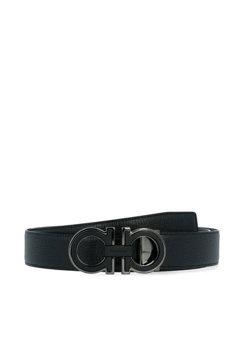 Ferragamo cinturón reversible Gancini FRG-67A254