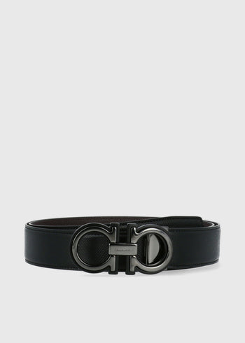 Ferragamo cinturón reversible Gancini FRG-67A254