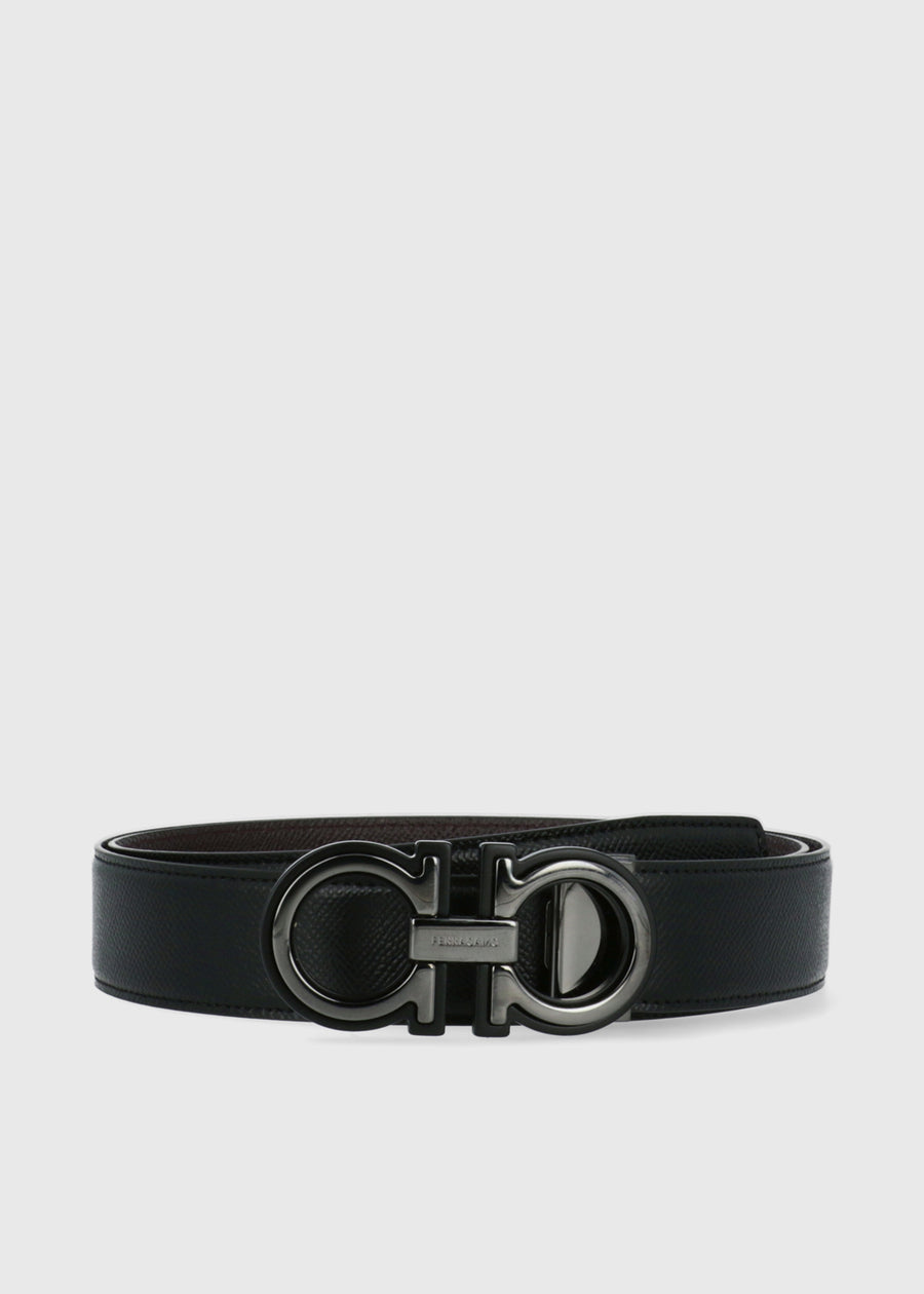 Ferragamo cinturón reversible Gancini FRG-67A254
