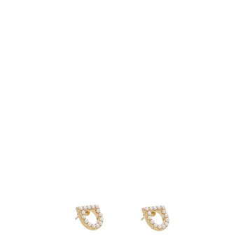 Salvatore Ferragamo aretes de Gancini con perlas FRG-760125