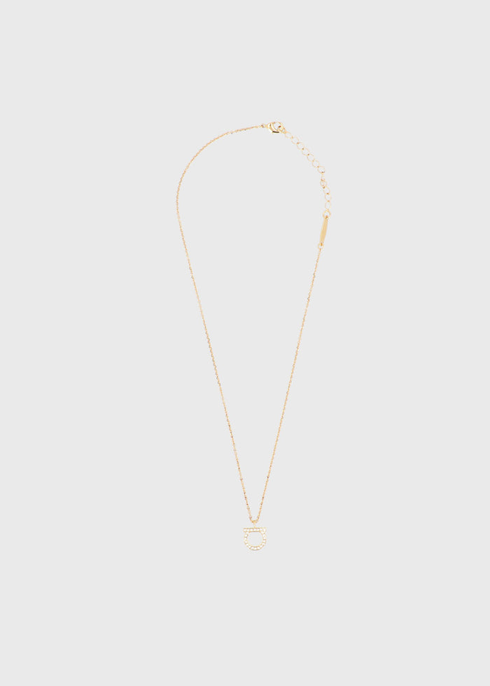 Salvatore Ferragamo collar Gancini con cristales FRG-760132