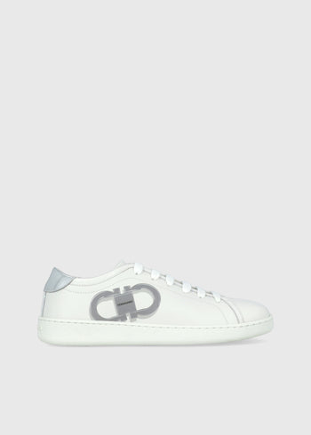 Ferragamo Sneakers doble Gancini FRG-BRANDY1
