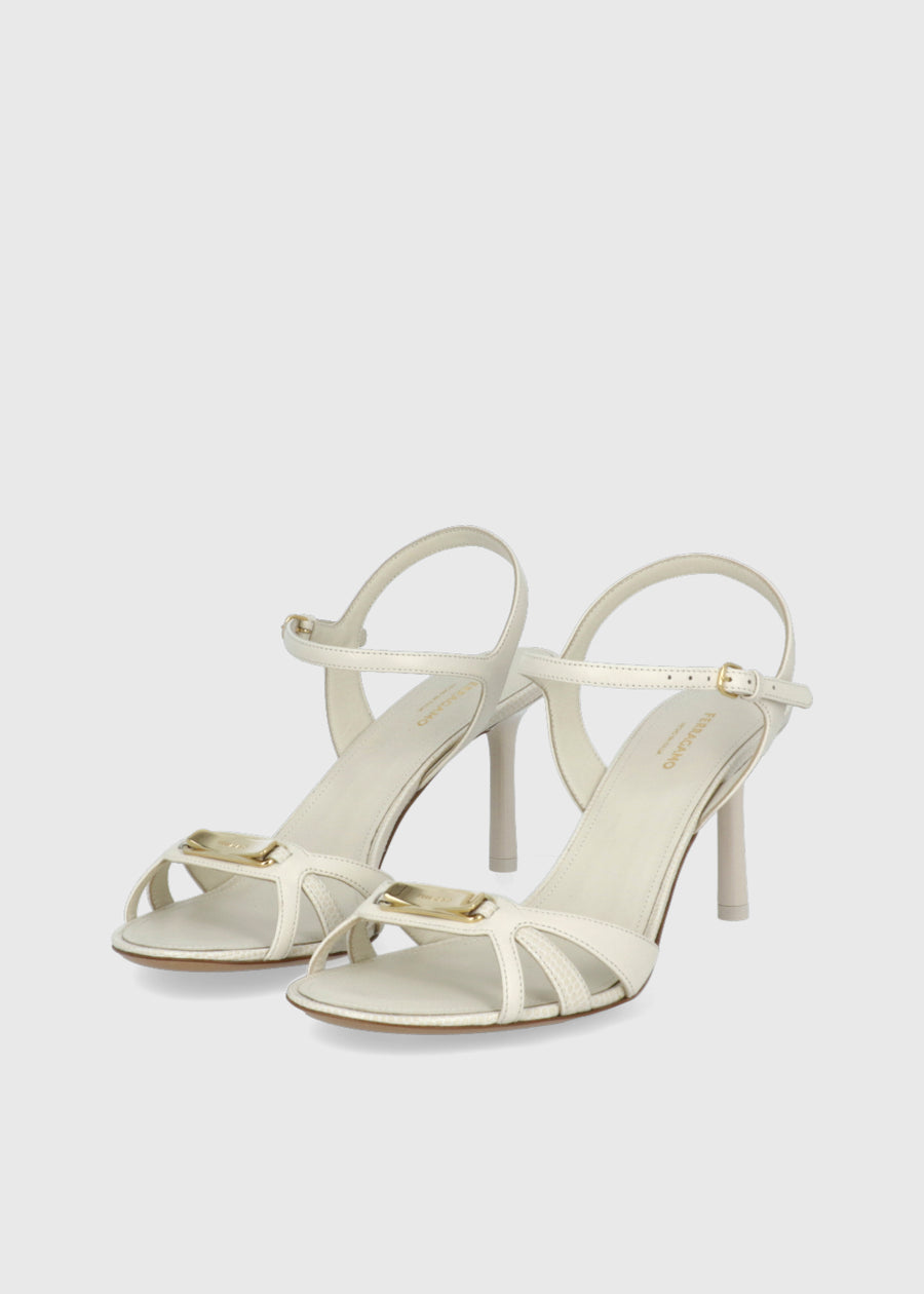 Ferragamo Sandalias Altas placa Vara FRG-DASY70