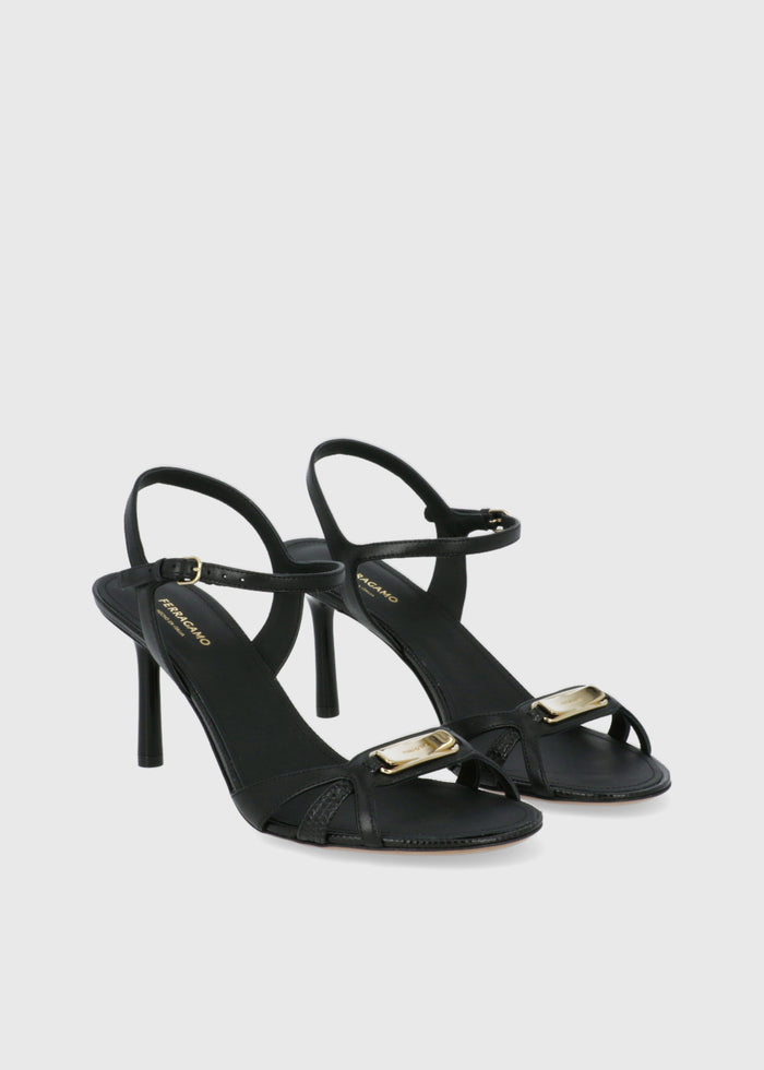 Ferragamo Sandalias Altas placa Vara FRG-DASY70