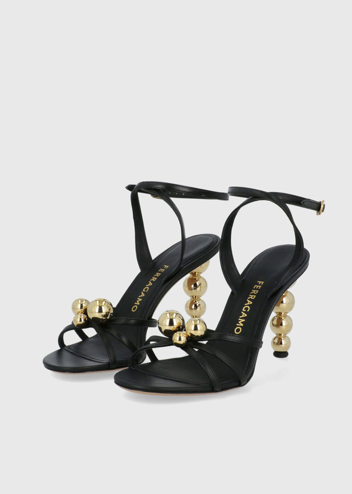 Ferragamo Sandalia Alta tacón esférico FRG-KARINA95