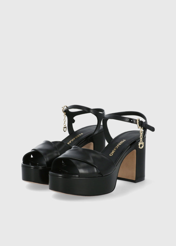 Ferragamo Sandalia plataforma FRG-SAVIA
