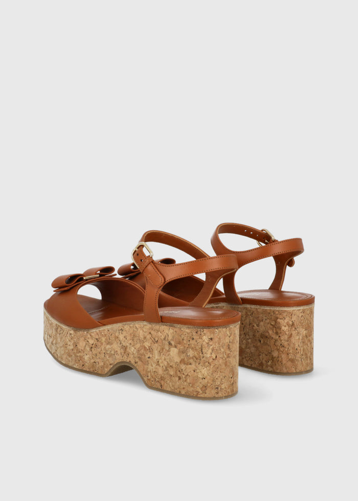 Ferragamo Sandalia Plataforma FRG-SELNA