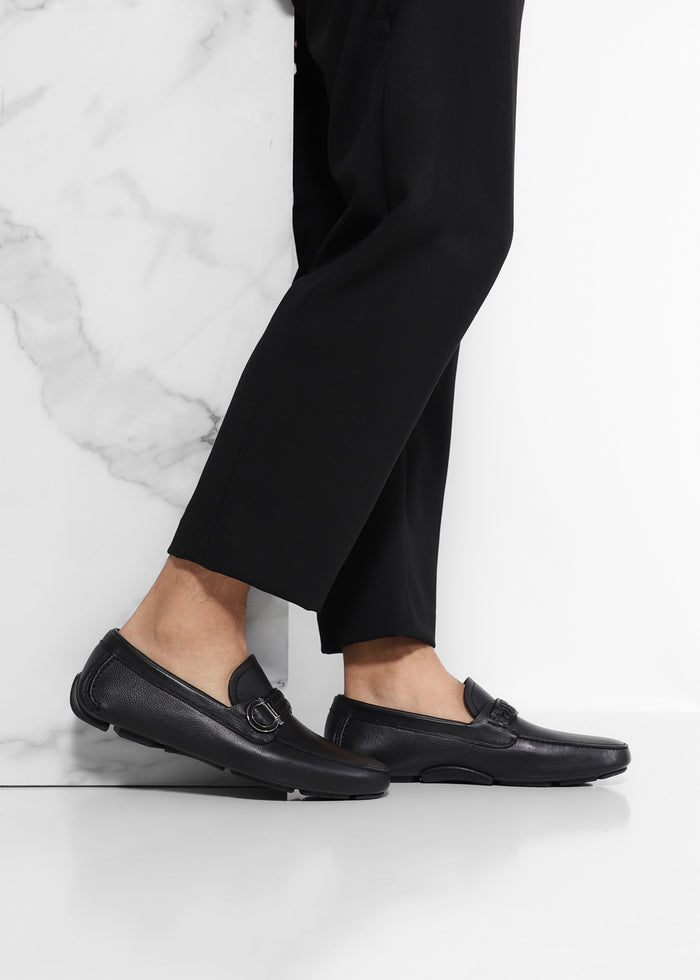 Ferragamo Mocasines Driver adorno Gancini  FRG-ZCCALIPS