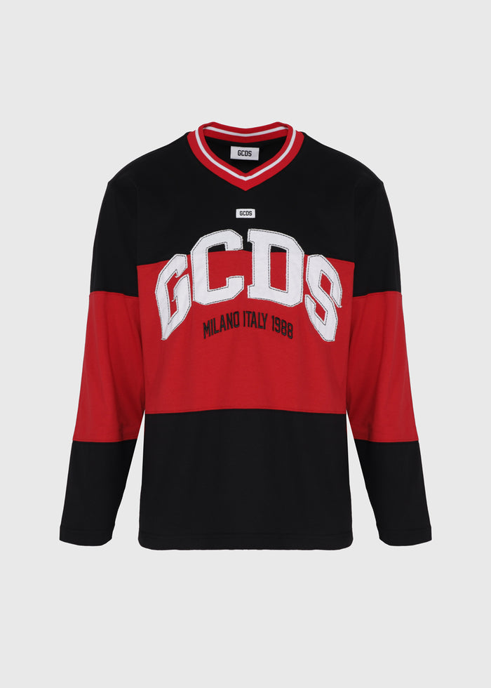 GCDS T-Shirt manga larga regular fit GCD-M2201JE9