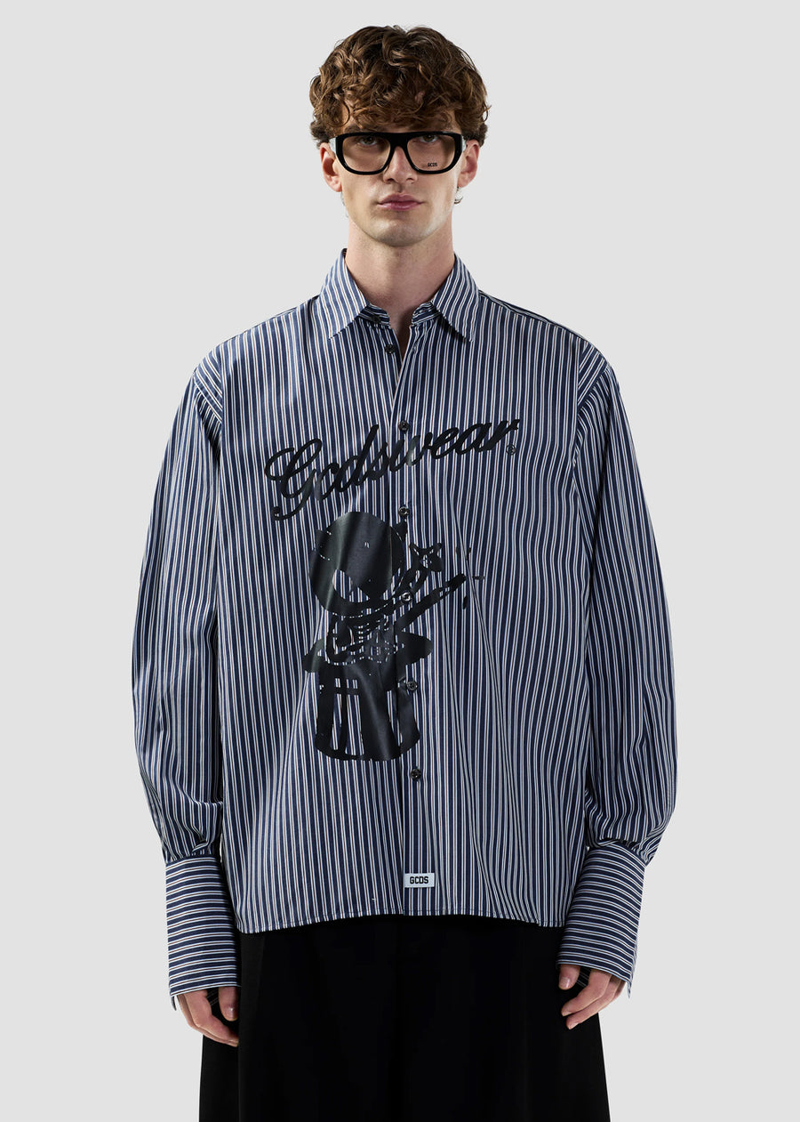 GCDS Camisa de rayas GCD-M2411TQ8