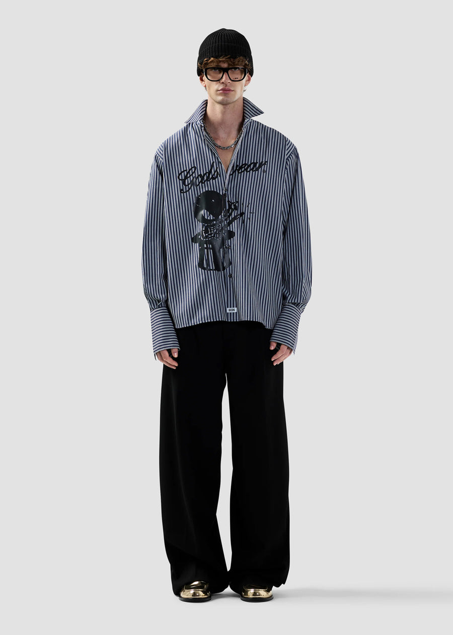 GCDS Camisa de rayas GCD-M2411TQ8