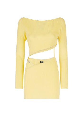 GCDS Vestido cut out GCD-W1002KB7
