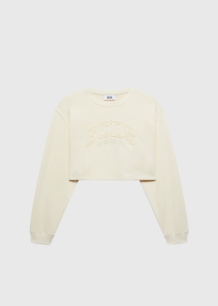 GCDS Sudadera corta estampada GCD-W1516JG5