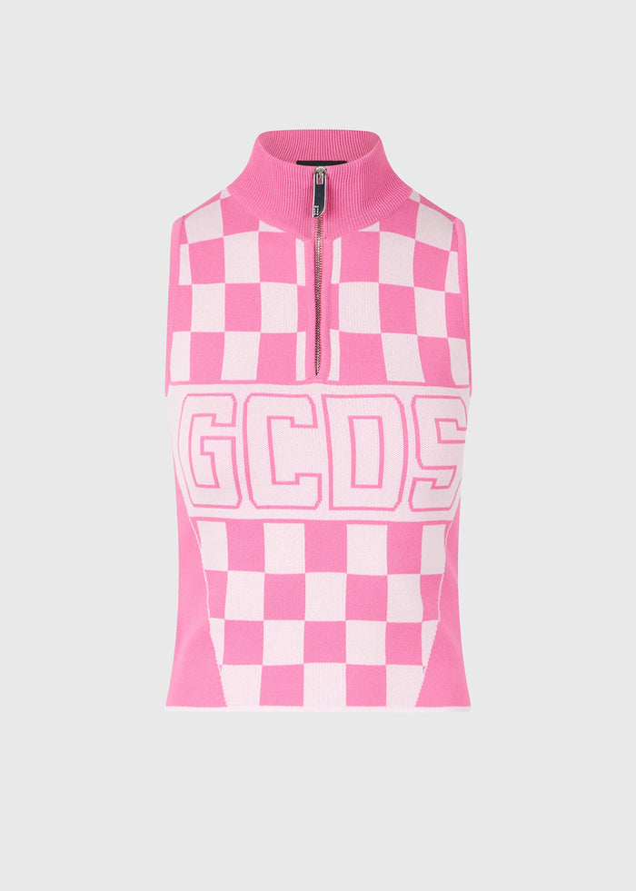 GCDS Chaleco de punto GCD-W2101KH7