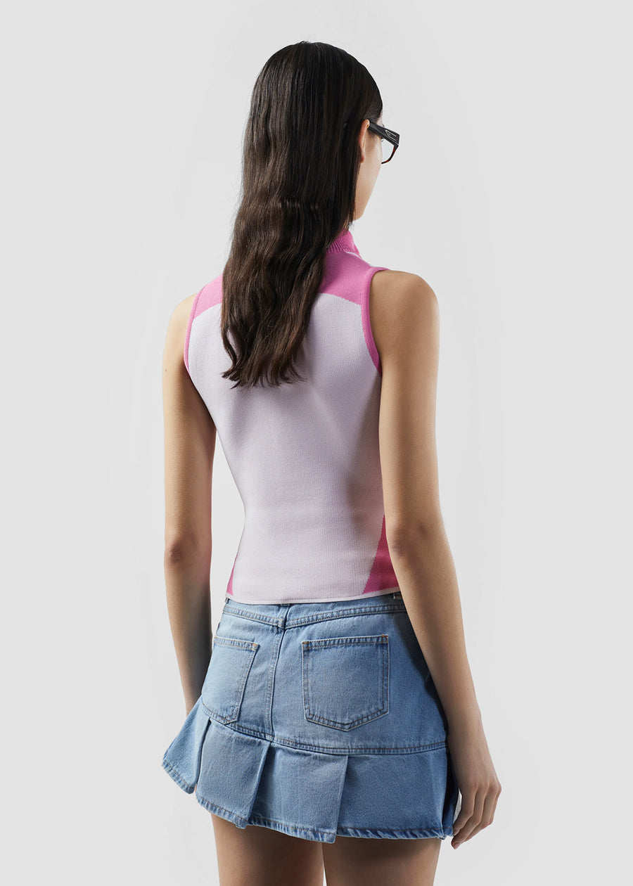 GCDS Chaleco de punto GCD-W2101KH7