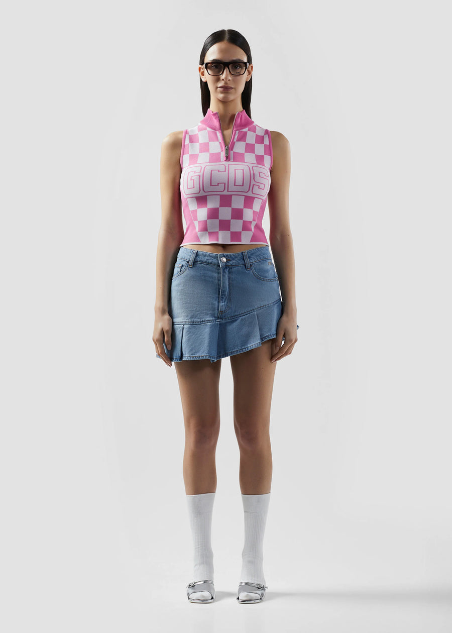 GCDS Chaleco de punto GCD-W2101KH7