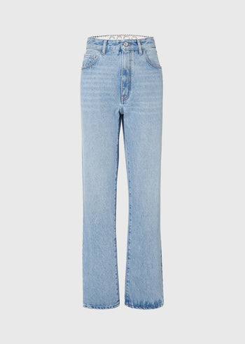 GCDS Jeans con cristales GCD-W2900DA0