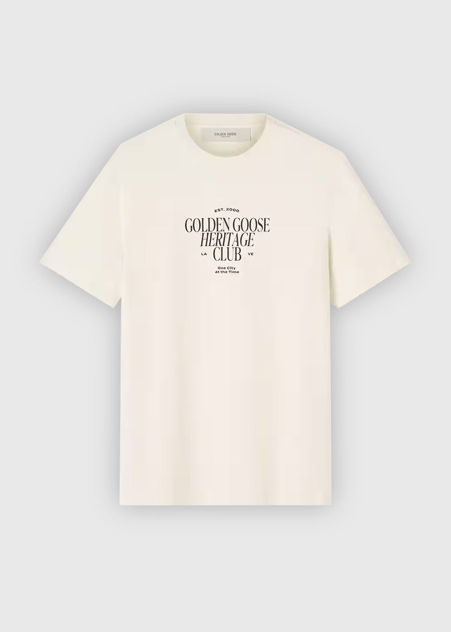 Golden Goose T-Shirt para hombre con estampado GLG-GMP01220