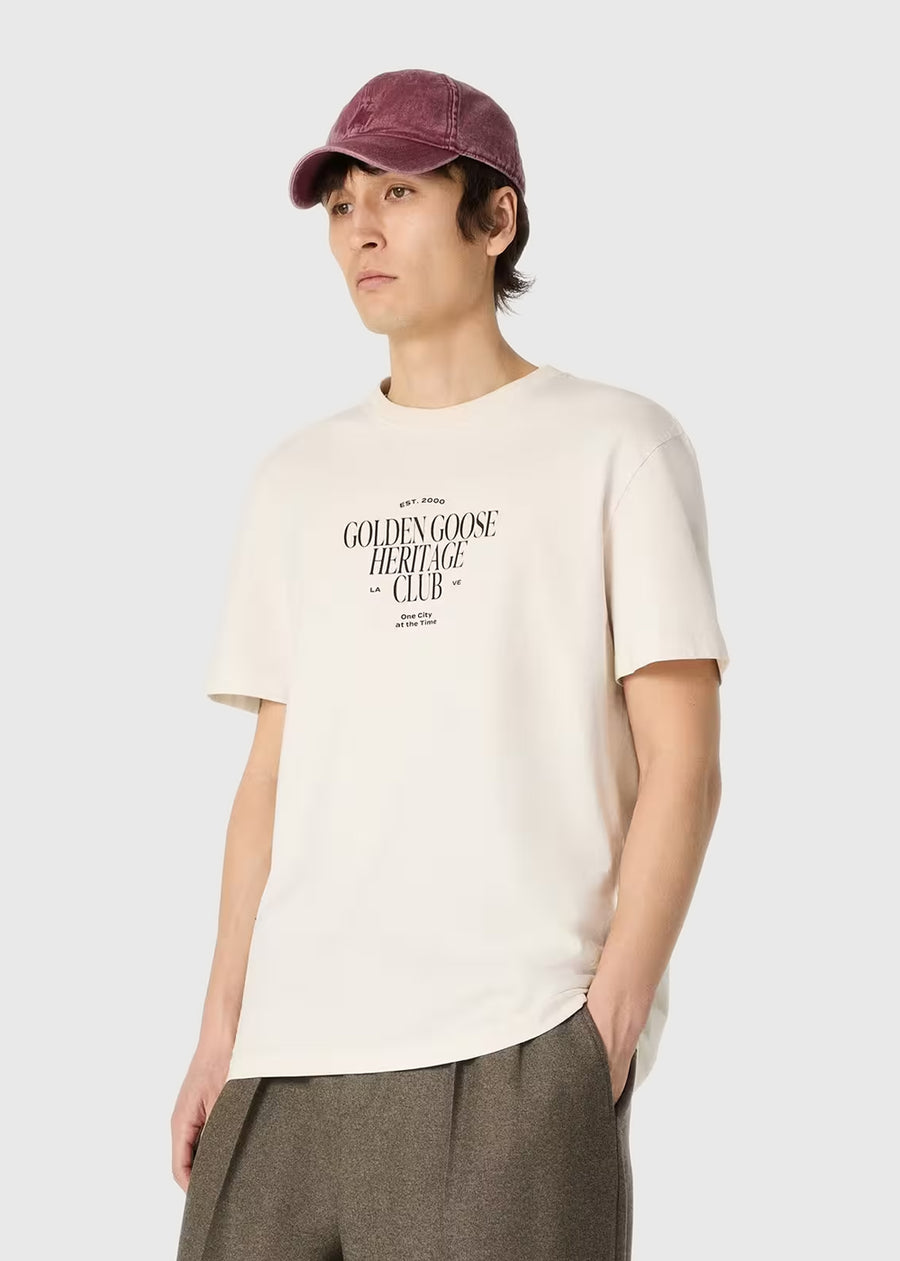 Golden Goose T-Shirt para hombre con estampado GLG-GMP01220