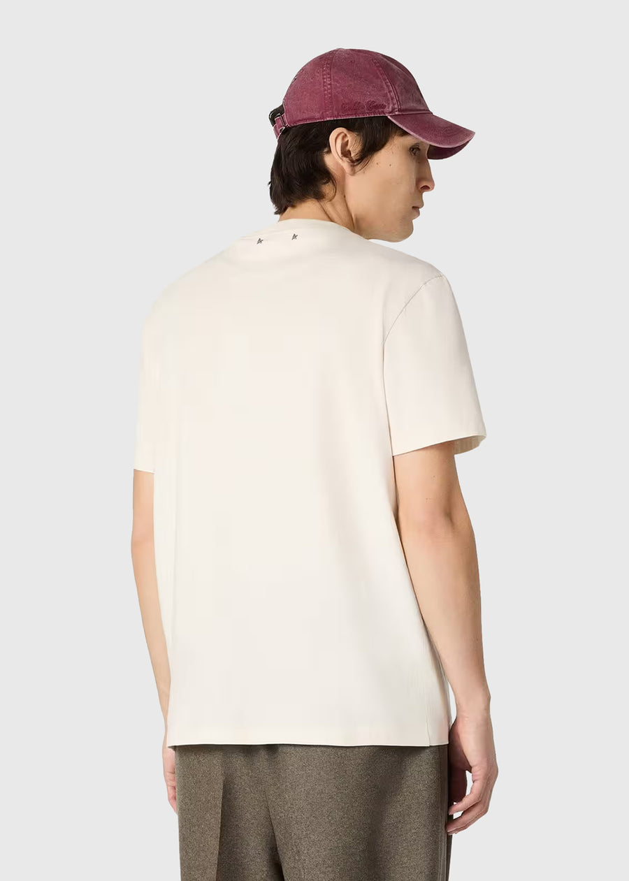Golden Goose T-Shirt para hombre con estampado GLG-GMP01220