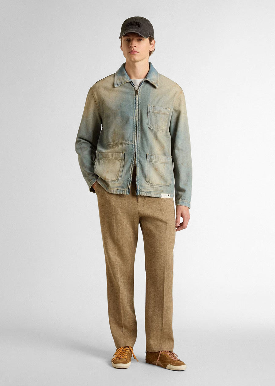Golden Goose T-Shirt para hombre con estampado GLG-GMP01220